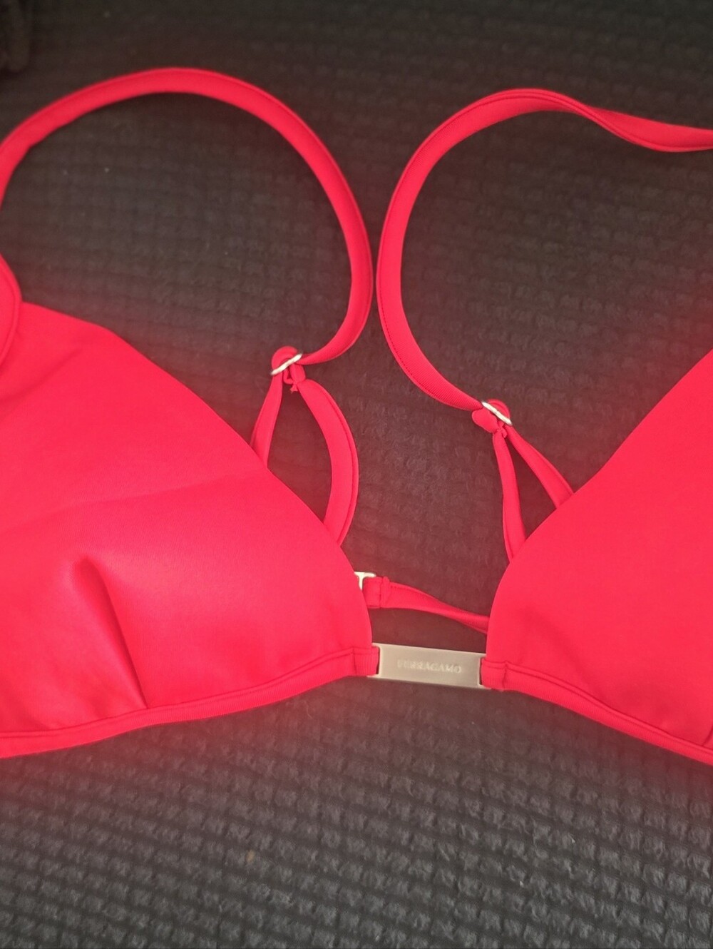 NWT Authentic Salvatore Ferragamo Red Bikini Set - Two Piece Swimwear L $890 - Picture 9 of 10